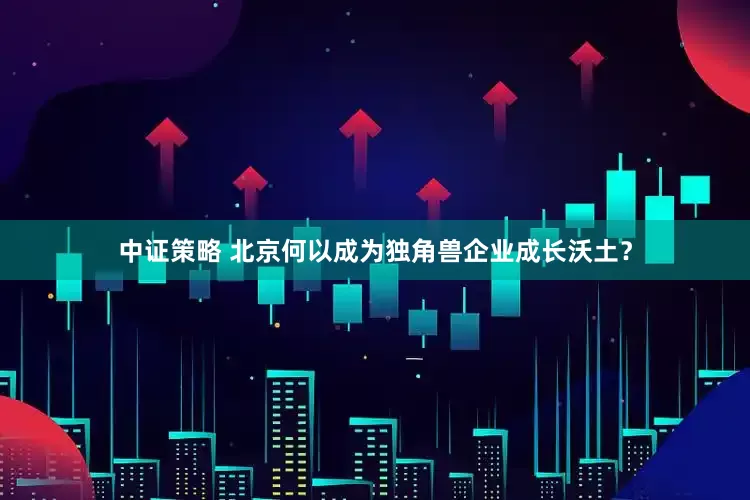 中证策略 北京何以成为独角兽企业成长沃土？
